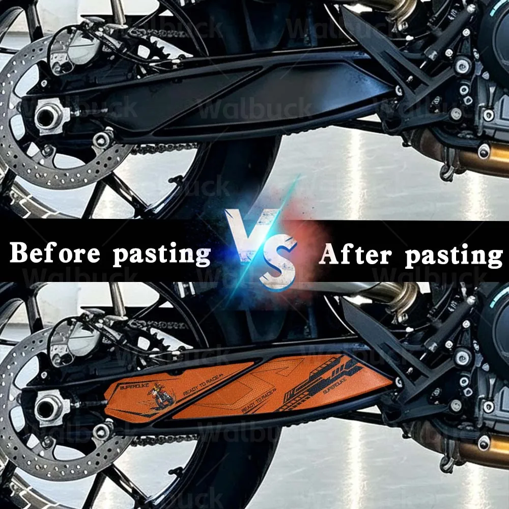 For Duke 790/890 890S 890R 890GP Motorcycle Frosted Swingarm Sticker Protecter Rotating Shaft SwingArm Skin Waterproof Decals