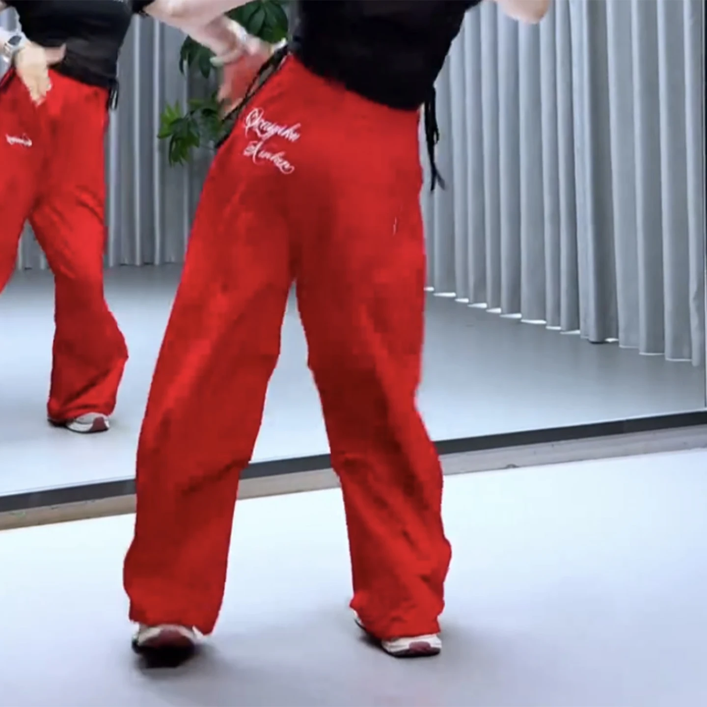 pantalones-de-baile-casuales-rojos-bordados-de-verano-para-mujer-pantalones-deportivos-holgados-de-trabajo-pantalones-de-baile-de-pierna-recta-a-la-moda