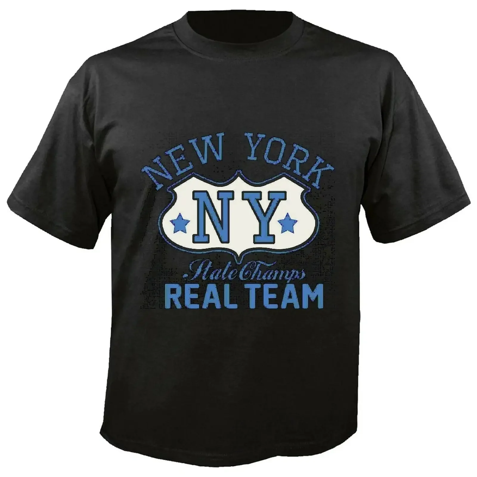 T Shirt STATE CHAMPS REAL TEAM NEW YORK CITY AMERIKA CALIFORNIA USA ROUTE 66 vintage Washed homme Breathable fashion Stylish