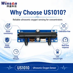 US1010 Ultrasonic Oxygen Sensor High precision ultrasonic oxygen concentration Ultrasonic oxygen sensor