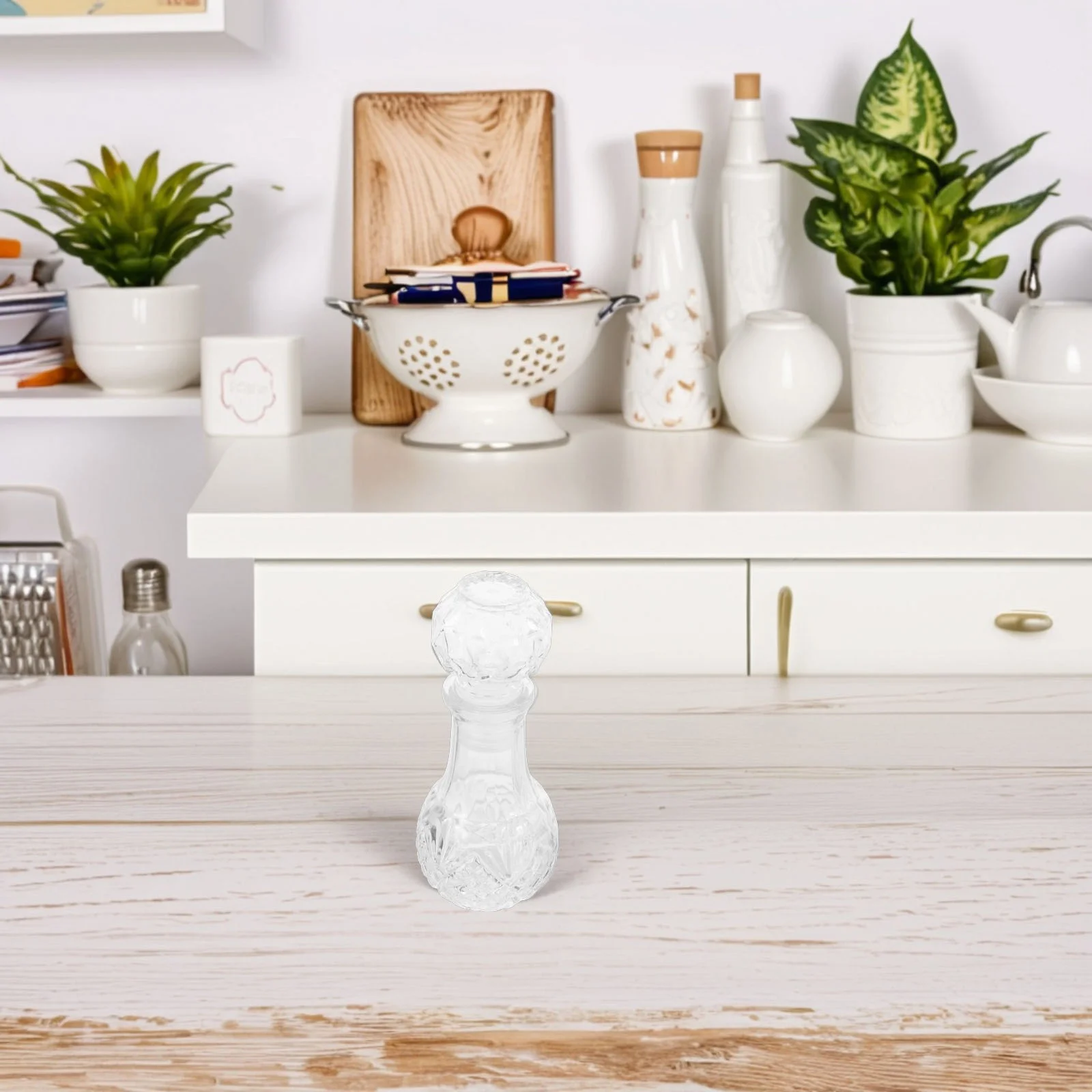 

6Pcs Wine Tasting Sample Bottles Transparent Glass Mini Dispensers for Whiskey Spirits Portable Aerator Freshness Preservation