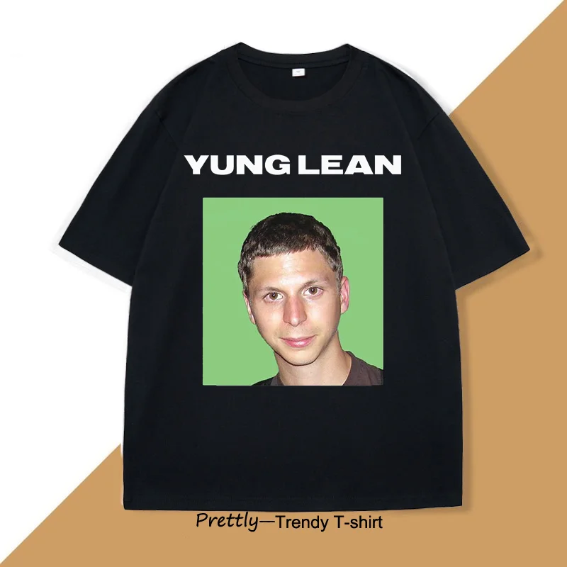 Yung Lean Funny Meme Pattern T-shirt Men Women Casual Loose Short Sleeve T Shirt Vintage Funny Cotton Tops Tees Clothes