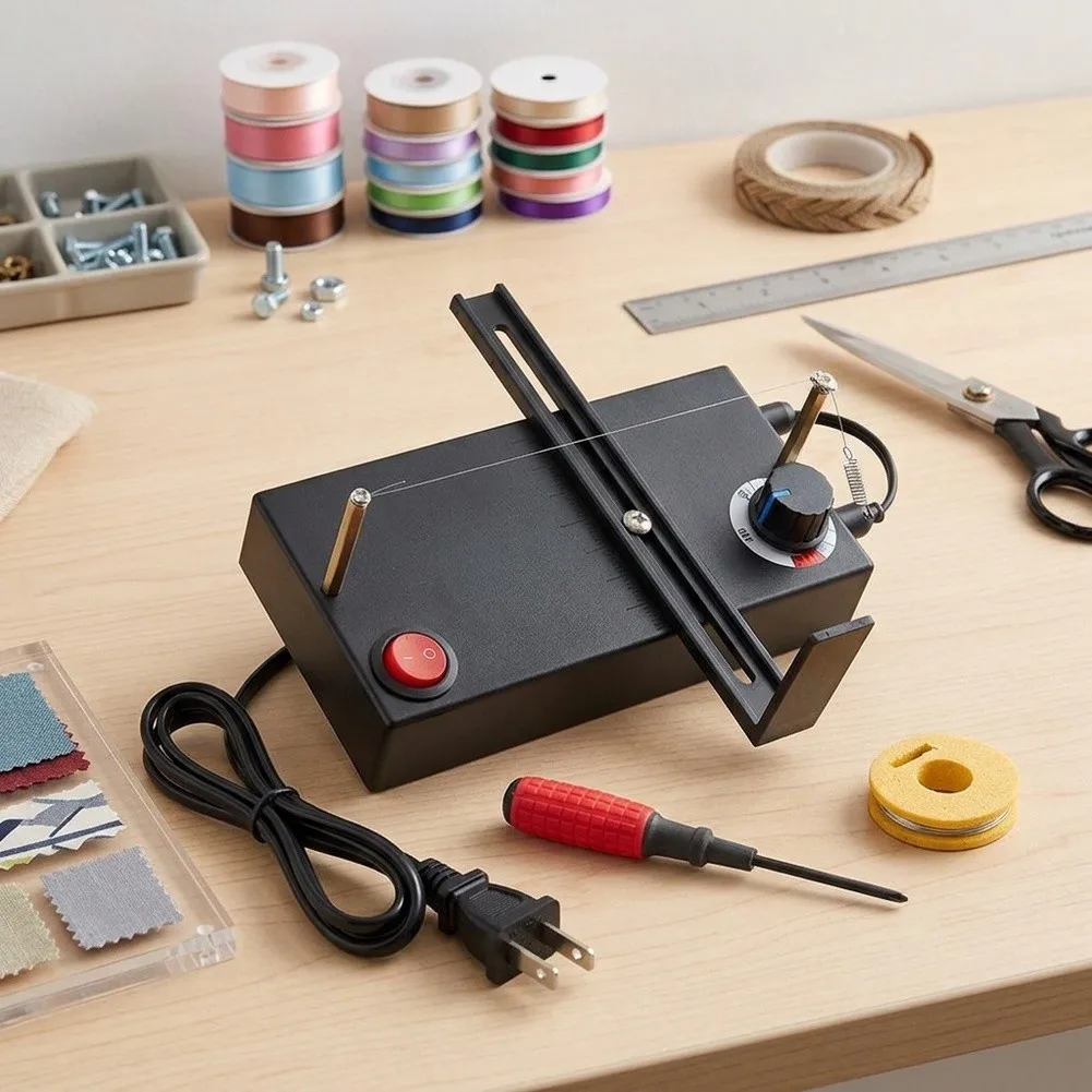 Hot Strip Cutter Hot Wire Cutter DIY Crafts Temperature Adjustable 100-600 C Cuts Fabrics And Cords For Braiding Tape