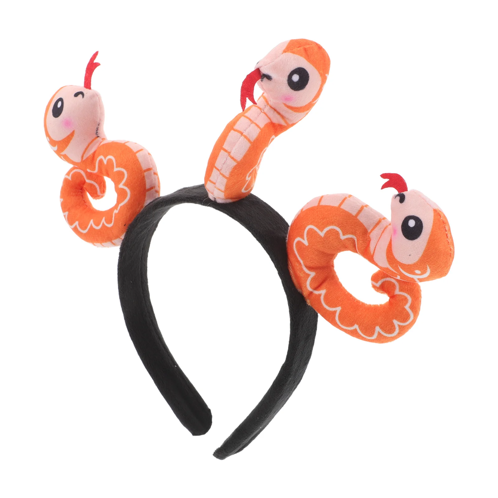 

Year of The Snake Headband Cute Cartoon Animal Hair Accessories Kids Lightweight Comfortable Band Stage Party Decorations