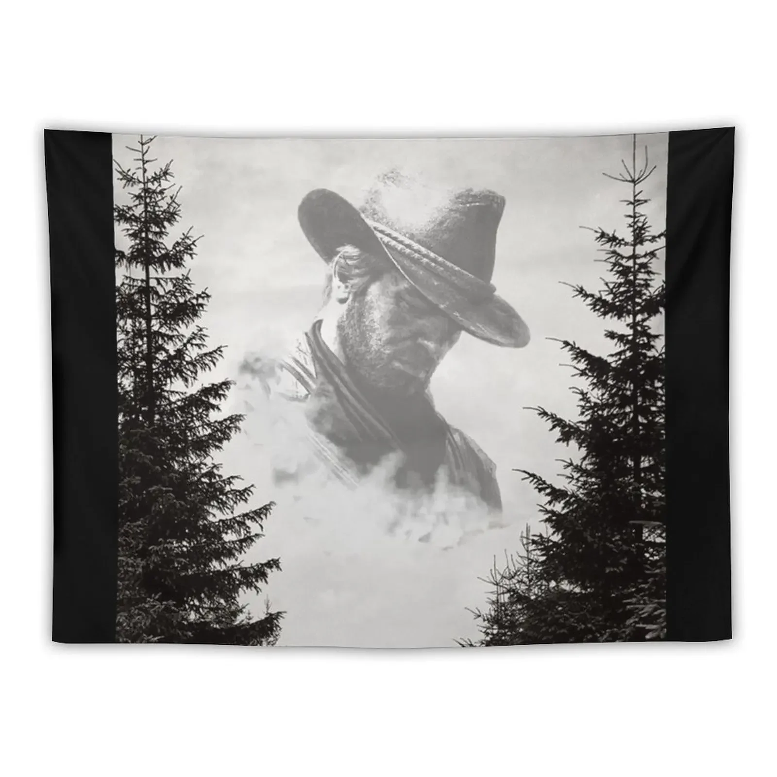 Arthur Morgan RDR2 Tapestry Bathroom Decor Room Design Hanging Wall Decorative Wall Mural Tapestry