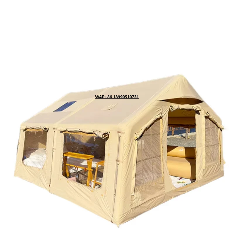 

WINSUN Family Travel Outdoor Camping Bed Tent Luxury Style Oxford Air Inflatable Tent with Waterproof Fabric