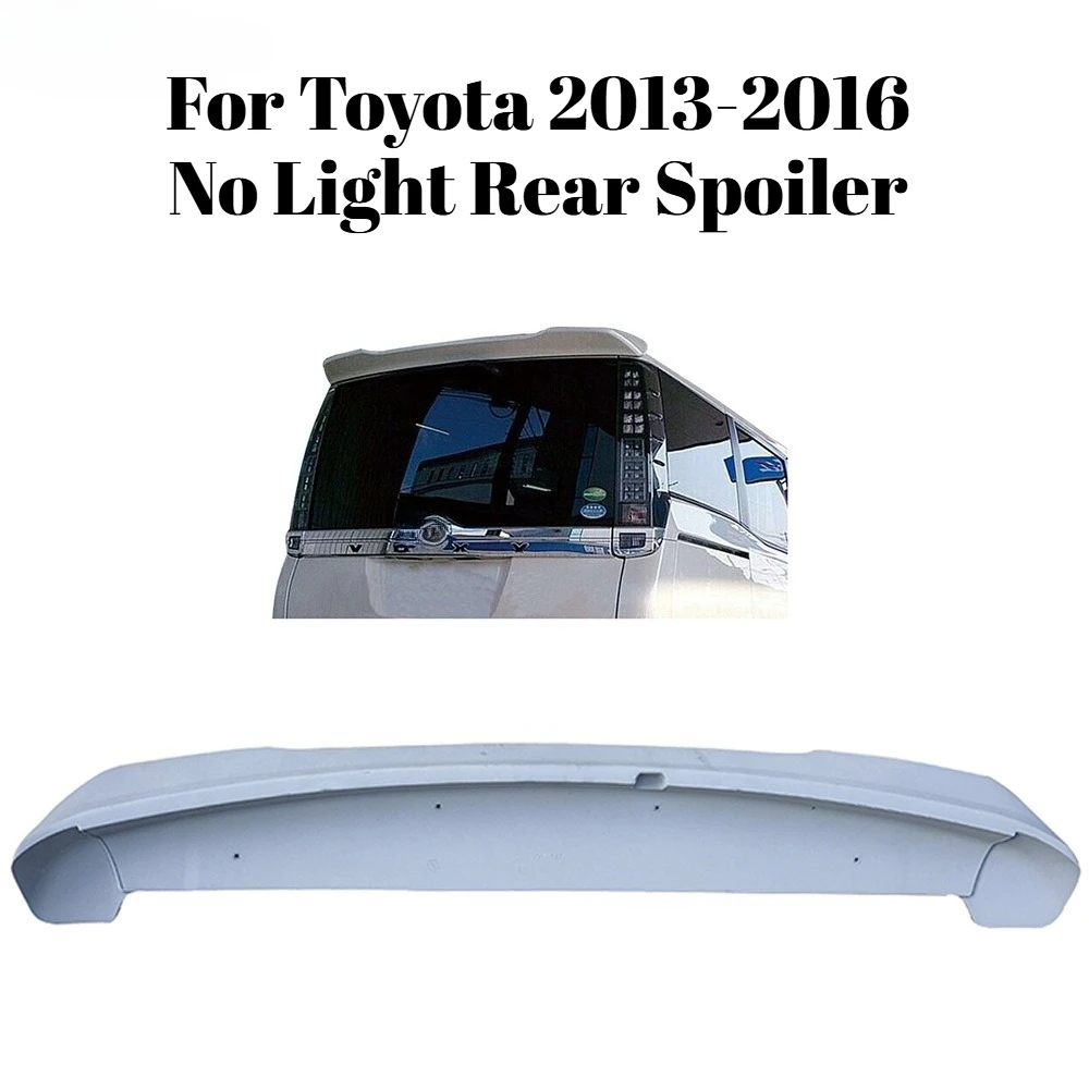 

For Toyota 2013-2016 No Light Rear Spoiler ABS Material Car Exterior Part Auto Styling Upgrad Trim Automotive Exterior Accessory