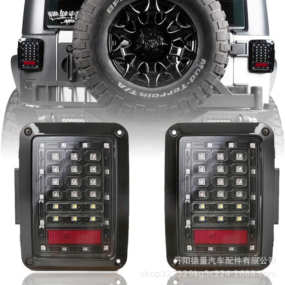 

Cross-border tail lights are suitable for JEEP Wrangler JK07-17LED tail lights, brake lights, reversing lights, signal lights
