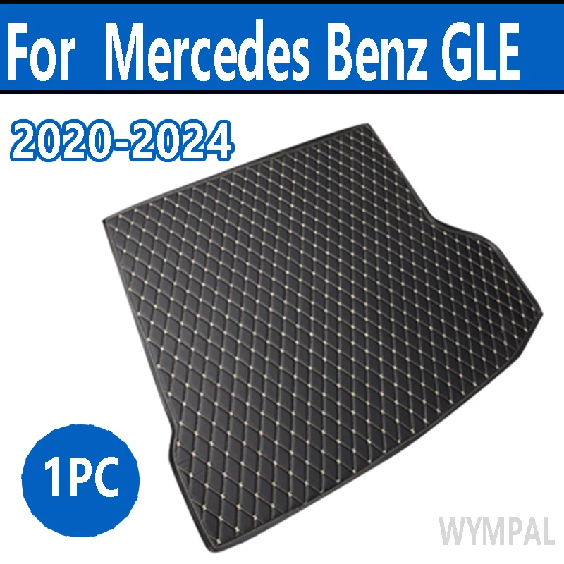 Car Trunk Mat For Mercedes Benz GLE Class 5-Seat W167 V167 350 450 580 2020 2021 2022 2023 2024  Car Accessories