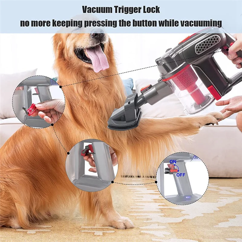 AT17 herramienta para novio, cepillo para perros y mascotas, accesorio de vacío para Dyson V10 V11 V12 V15 V8 V7 con adaptador convertidor de liberación rápida