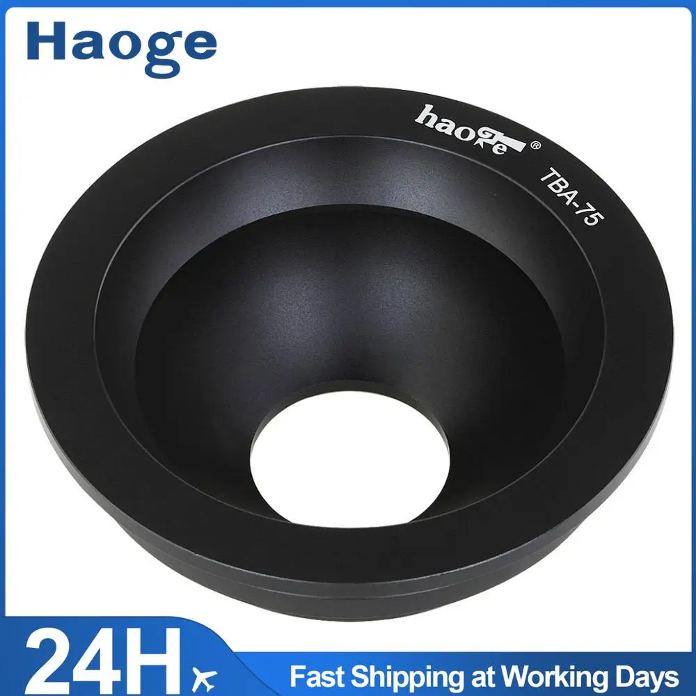 

Адаптер чаши Haoge TBA-75 75 мм для системной головки штатива Gitzo 3 #4 #5 #