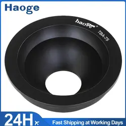 Haoge-Adaptador de cuenco de 75mm para Gitzo 3, 4, 5, series, cabezal de trípode asimétrico, TBA-75