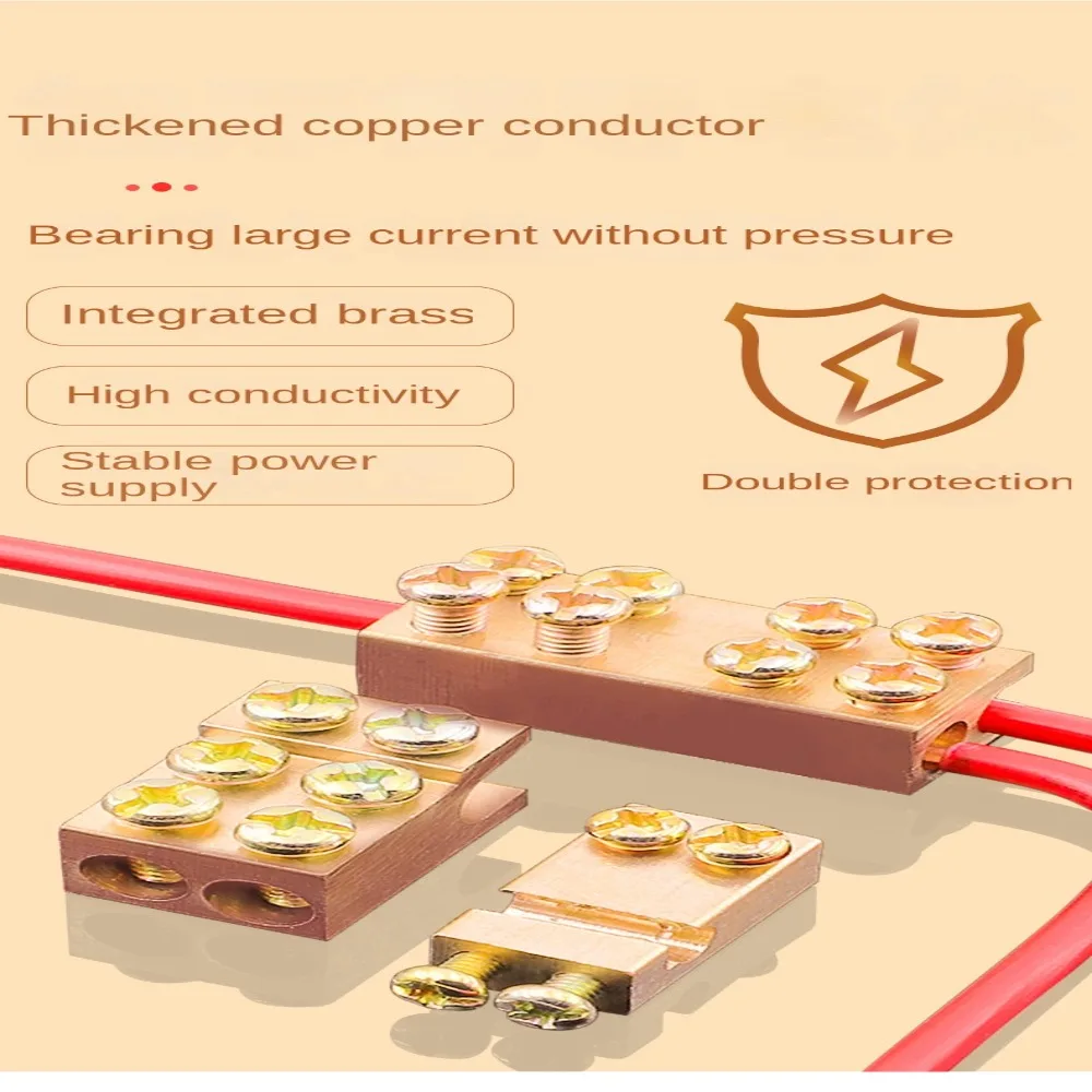 Quick Crimp Electrical Cable Junction Box High Power Branch Terminal T-type Wiring Terminal Block Quick Wire Connector Terminal