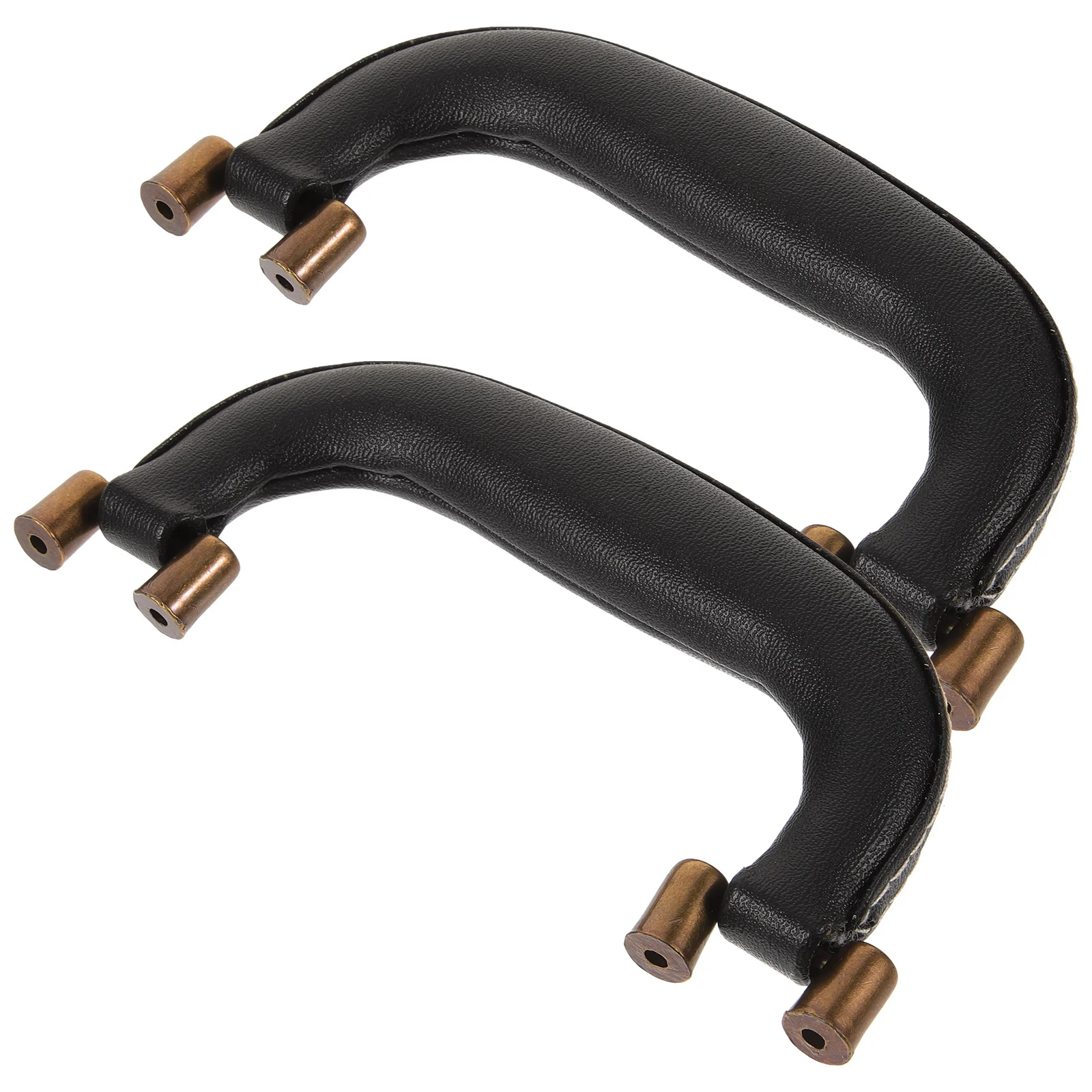 

2Pcs Luggage Case Handle Resistant Wear Simple Install Foldable Design Travel Accessory Suitcase Handle