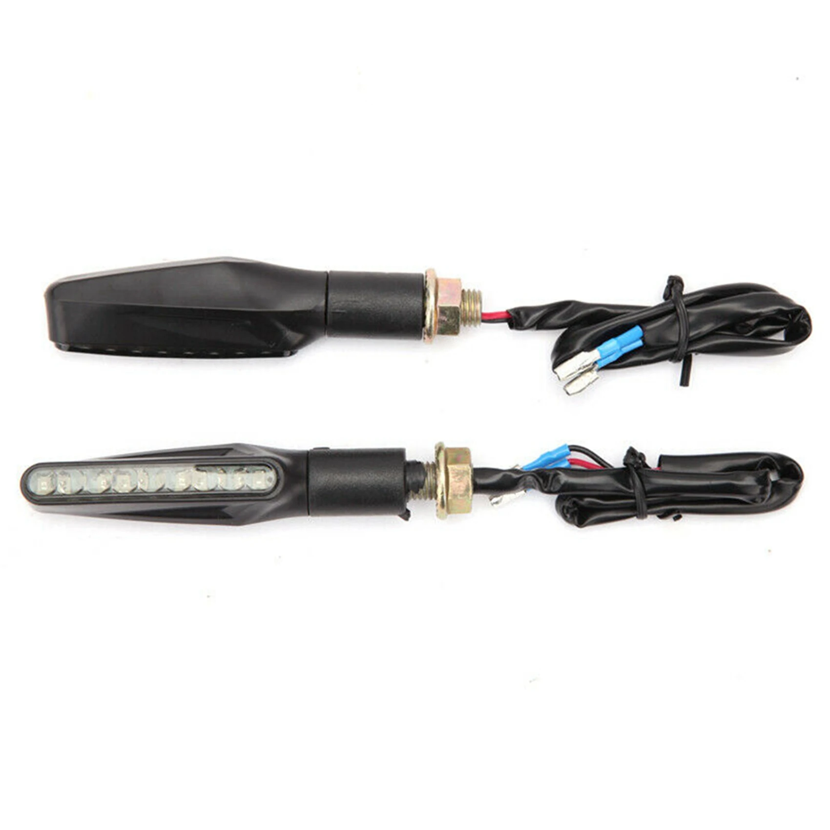 A11M-2X Motorcycle LED Turn Signal Lights For Kawasaki Ninja 1000 250R 300 650 650R ZX7R