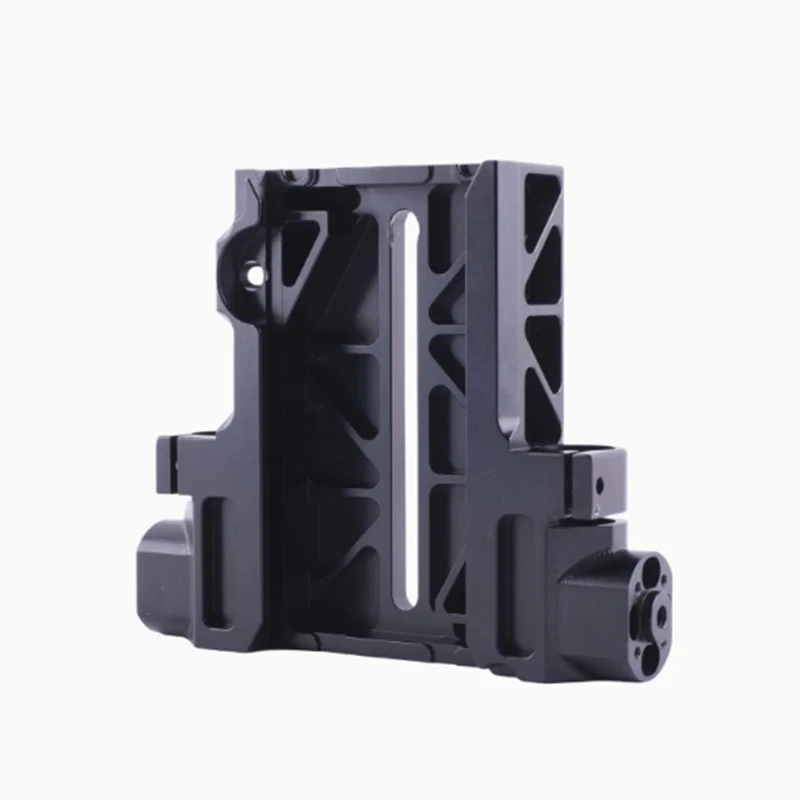 

Высокоточная 5-осевая обработка металла с ЧПУ Высокоточный черный анодированный алюминиевый сплав Индивидуальный компонент рамы