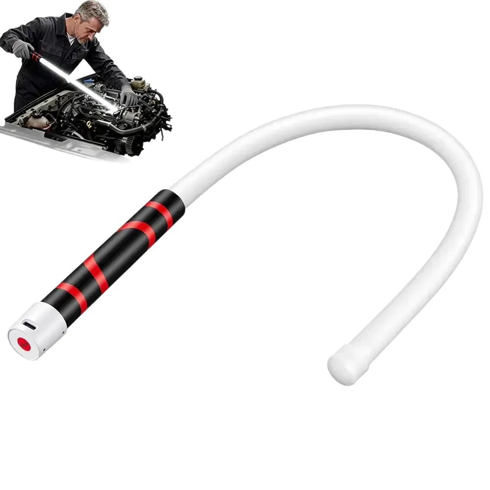 Automotive LED Work Light Bendable Flashlight Stick Magnetic Portable Car Repair Inspection Light