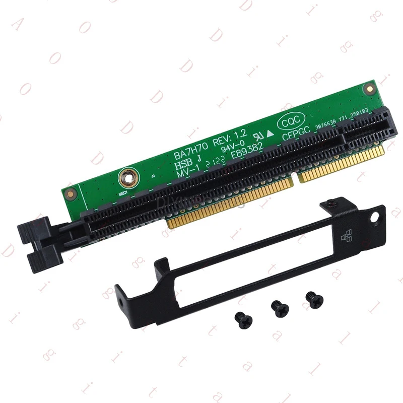 GQ-  for Lenovo ThinkCentre M920q M920x P330 PCIE16 Riser Card 01AJ940 W/Back Plate