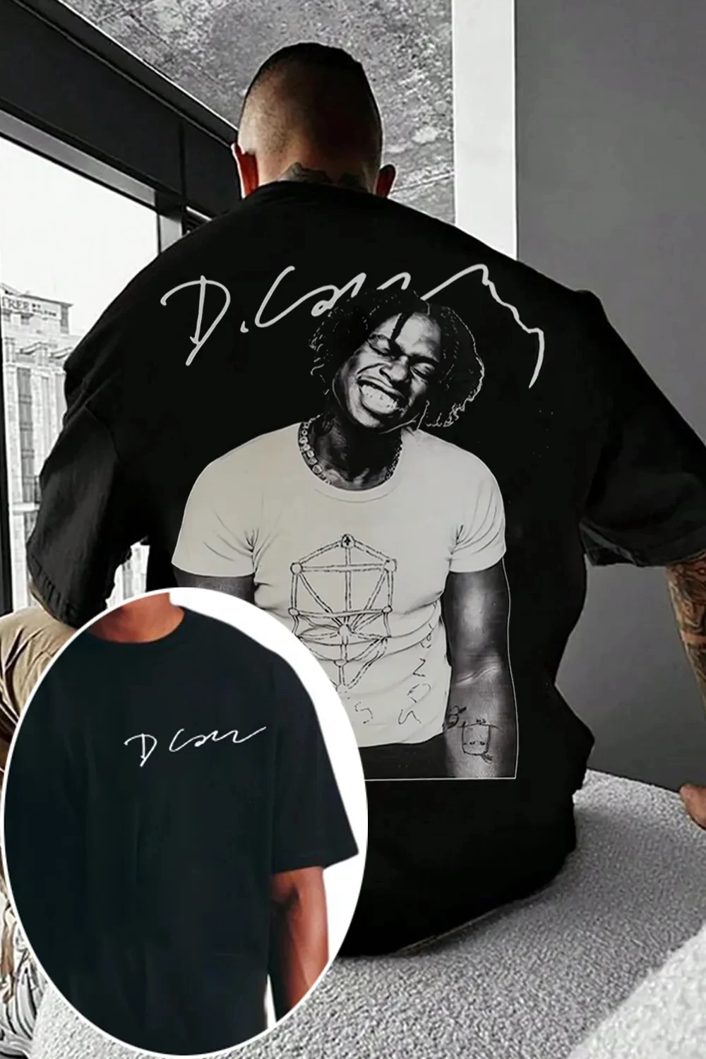 Hot Sale Fashion Daniel Caesar Graphic Shirt Mens Womens Cotton Tees Ummer Casual Short Sleeve Round Neck Clothing Loose Tops