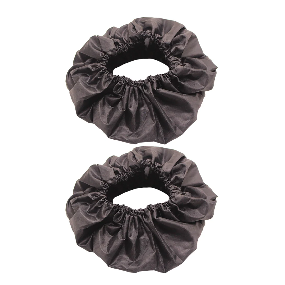 

2 PCS Dustproof Wheel Cover Stroller Protector Pushchair Tire Wheelchair Oxford Cloth