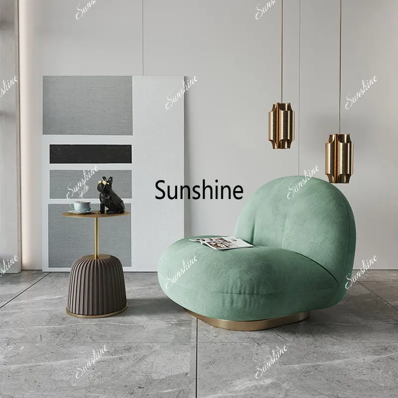 

Nordic modern light luxury single sofa leisure chair