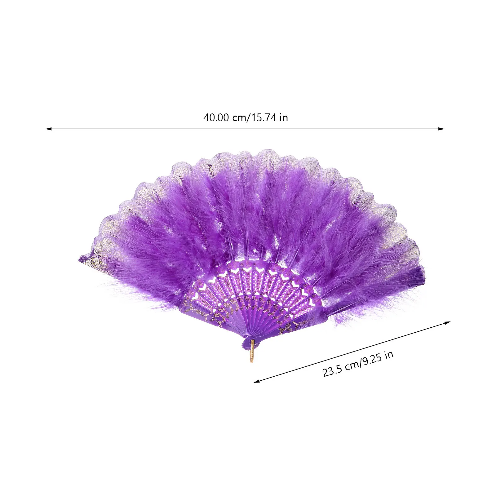 يده خمر بلوم مروحة قابلة للطي لأداء الرقص حفل زفاف ديكور أنيق الرجعية مروحة قابلة للطي فستان بتصميم حالم الدعامة