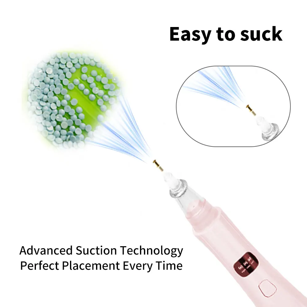 قلم رسم ماسي كهربائي، 4 أطراف بديلة، وضع شفط قابل للتعديل، قلم رسم فني ماسي لاسلكي مع مضخة مفرغة #3