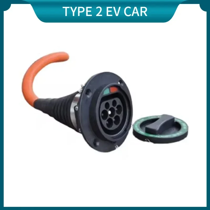 EVONIC EV AC Car Socket 16A 32A 7KW 22KW 250V-380V IEC 62196 Type 2 1 Phase 3 Phases with 0.5m Cable