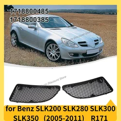 for 2005-2011 R171 Mercedes Benz SLK200 SLK280 SLK300 SLK350 Front Hood Vent Grille 1718800385 1718800485 Left and Right Engine