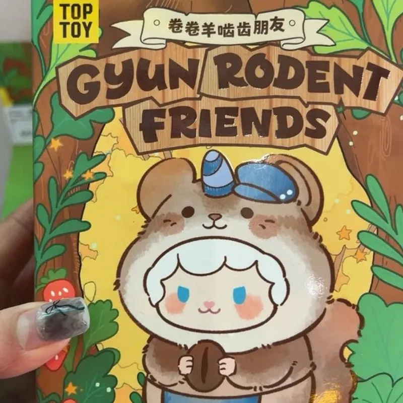 

Authentic Toptoy Gyun Rodent Friends Series Blind Box Cute Vinyl Doll Trendy Toy Desktop Ornament Gift For Girls And Toy Lovers