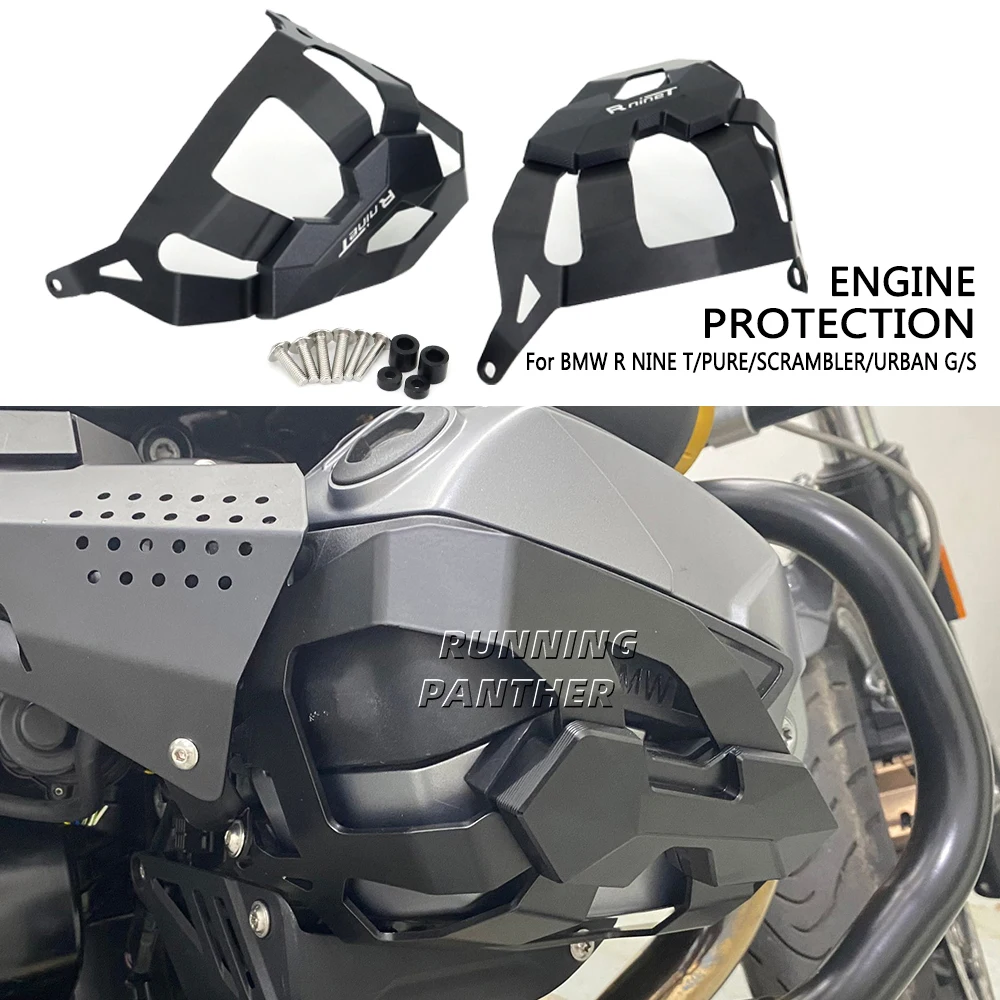 Motorcycle For BMW R NINET NineT Pure RNINET Urban R NINE T Scrambler Aluminum Cylinder Head Guards Engine Guard Protector Cover