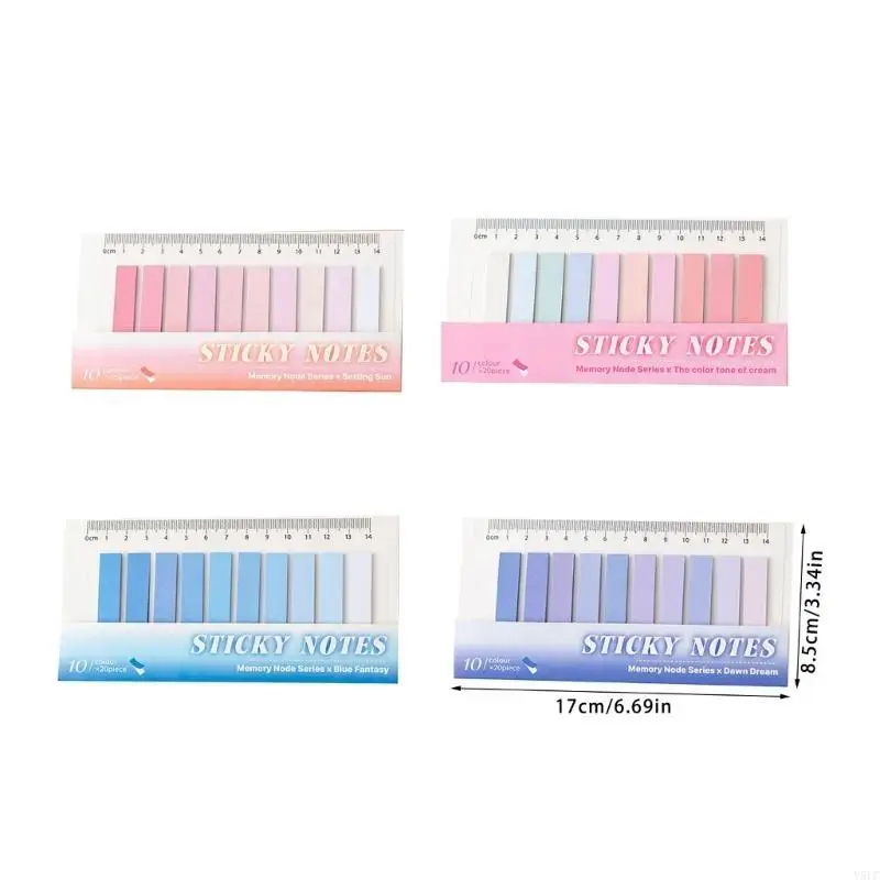 Índice colorido 200pcs