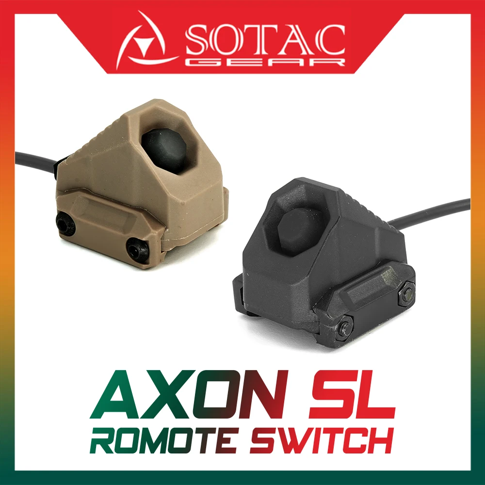 Tactical AXON SL Remote Button Switch, Scout Weapon Light, SF M300 M600 Series