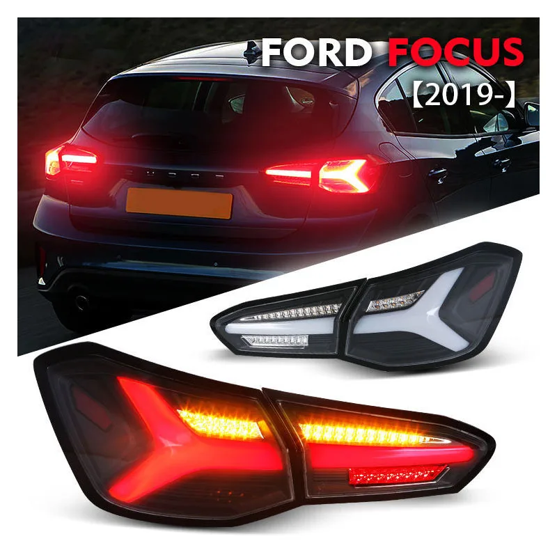 

Stunningmore Car Light for Ford Focus 3 Sedan LED Taillight Taillamp 2019+ Auto Accessories Tail light Tail lamp