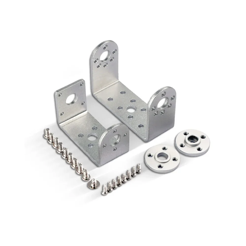 RDS3225 25KG Digital Servo Dual Axis High Torque Servo Motor Full Metal Gears Waterproof U Mounting Bracket for DIY Robotic Arm