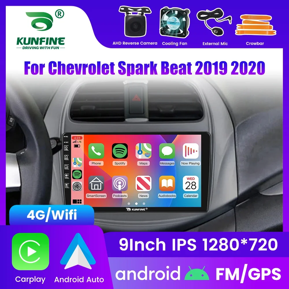 

2Din Android Car Radio For Chevrolet Spark Beat 2019-2020 Multimedia Video Player GPS Navigation Stereo Audio Head Unit Carplay