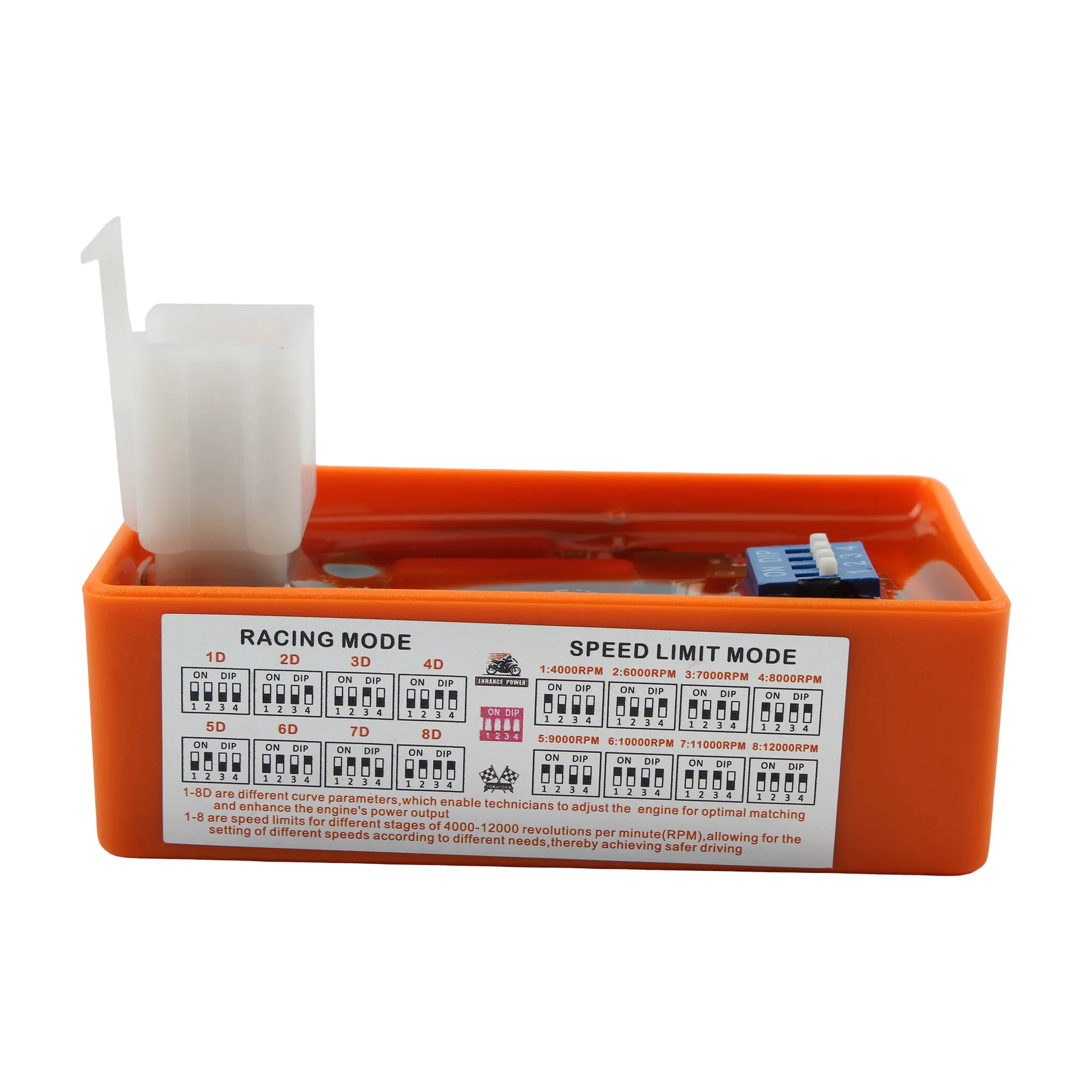 5Pin التيار المتناوب CDI صندوق DIP التبديل دراجة نارية الإشعال سرعة الحد 4000-12000 ل WAVE100 سباق YX140 SUPER100 XY50-Q WEB100 تعديل