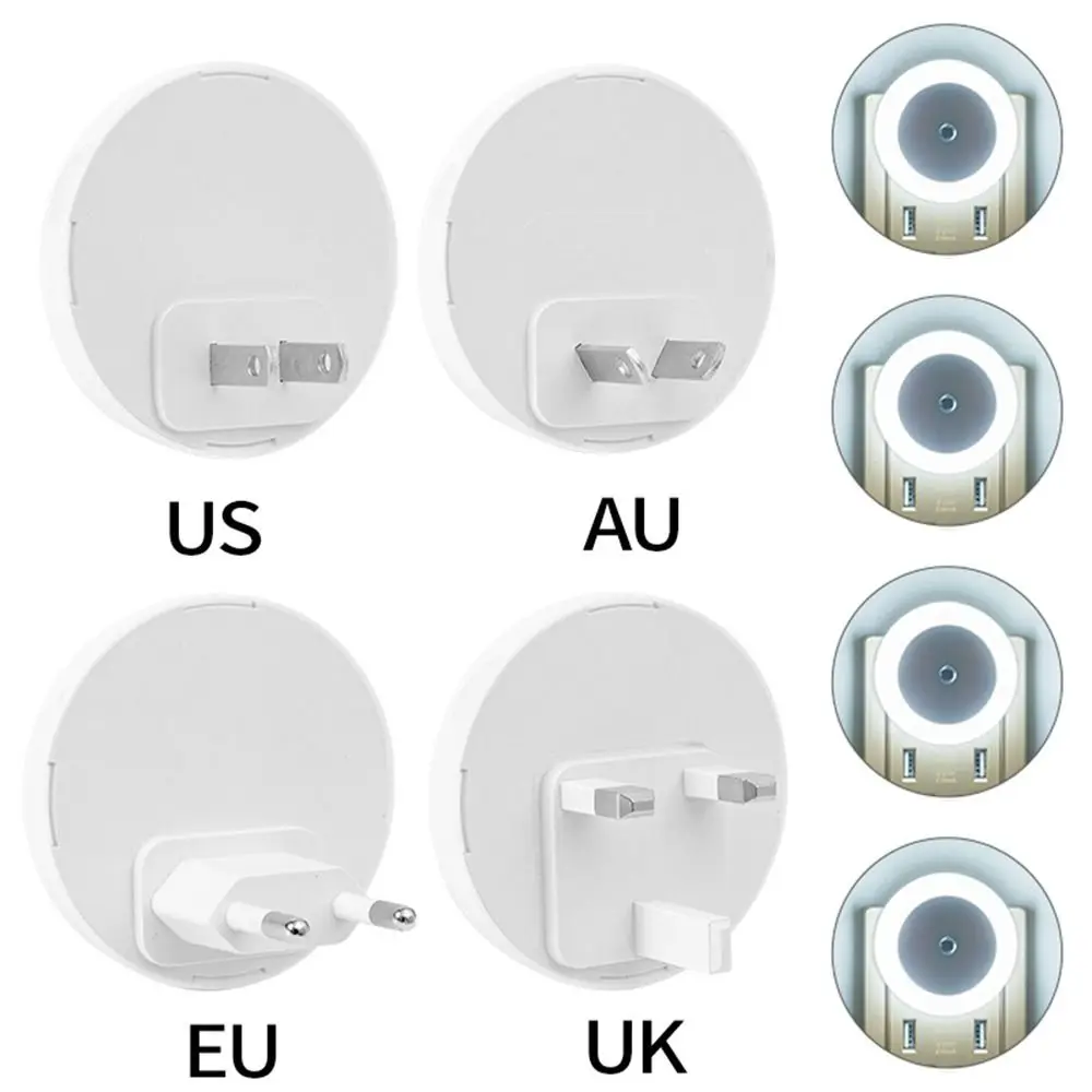 Kitchen Intelligence Bedroom Night Light Lighting Led Light Controlled Induction Light Energy Saving Socket Light