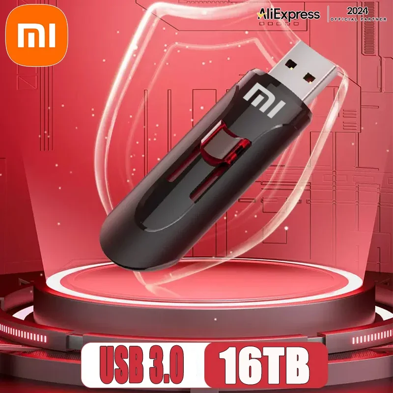 Mijia Xiaomi USB 16TB8TB OTG Metal 3.0 Pen Drive Key 2TB Type C High Speed Portable Pendrive Flash Drive Memory Stick Waterproof