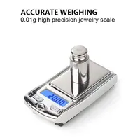 Portable Mini Digital Pocket Electronic Gram Scale With LCD Display And Batteries, 1Pcs, 200g/100g, 0.01g Precision, Car Key Sha
