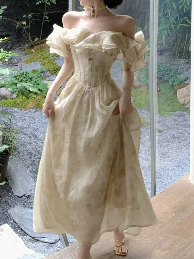 Vintage Chic A-Linie Abschluss ball Geburtstags kleider neue Frauen Mode elegante lässige Party kleid weibliche Kleidung Robe Hochzeit Vestidos