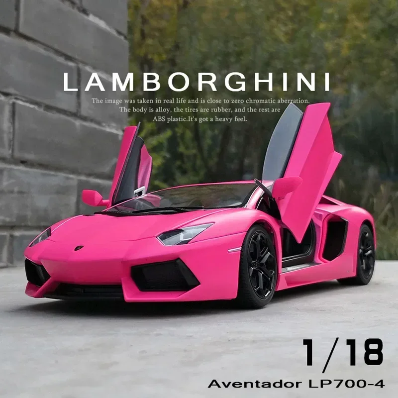 

Welly 1:18 FOR Lamborghini Aventador LP700-4 Alloy Sports Car Model Diecast Metal Toy Car Model Simulation Collection Gift