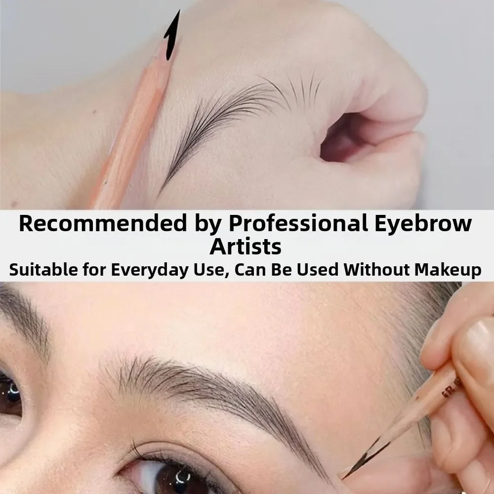 Nuova penna per sopracciglia dura per microblading, impermeabile, naturale, per sopracciglia selvagge, matita per potenziare la tinta, facile da applicare, trucco per definizione sopracciglia