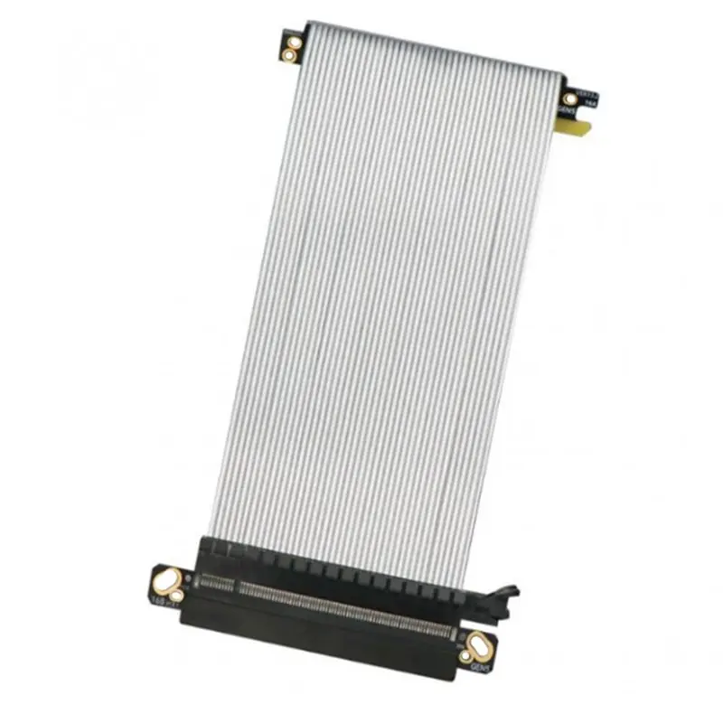 A13E-Pcie 5.0 X16 Riser Cable 64 GB/S Double Reverse PCI Express Gen5 For ITX For RTX5090 RTX4090 19Cm Lossless For Server