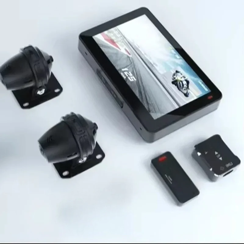 CHIGEE 4.3 Inch Triple Camera Portable System Motorcycle Android Screen With Dvr Tpms Carplay for Motorcycles Universal