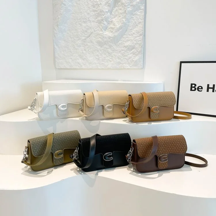 

Women's New Minimalist Saddle Bag, Versatile Small Square Crossbody, Stylish Underarm Shoulder Bag with Luxury Vibe