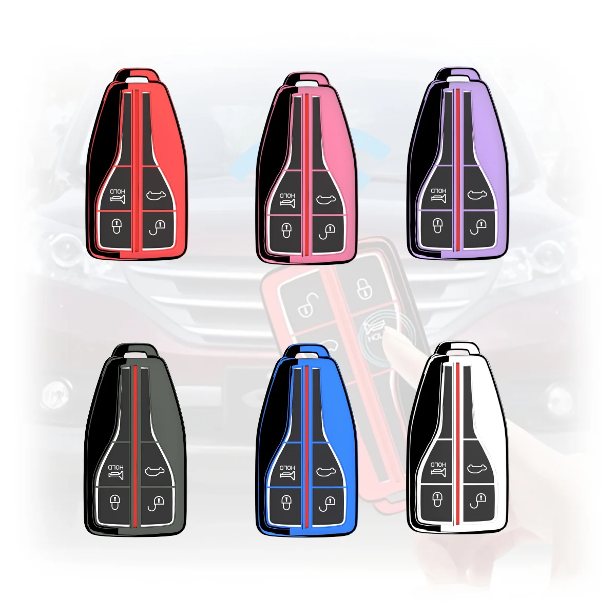 Для красного флага hongqi H5 FAW, красный флаг H6 H9 H7 H5 H9 HS7 HS9 HS5, модель автомобиля, искусственные украшения, ТПУ брелок для автомобильного ключа, оболочка