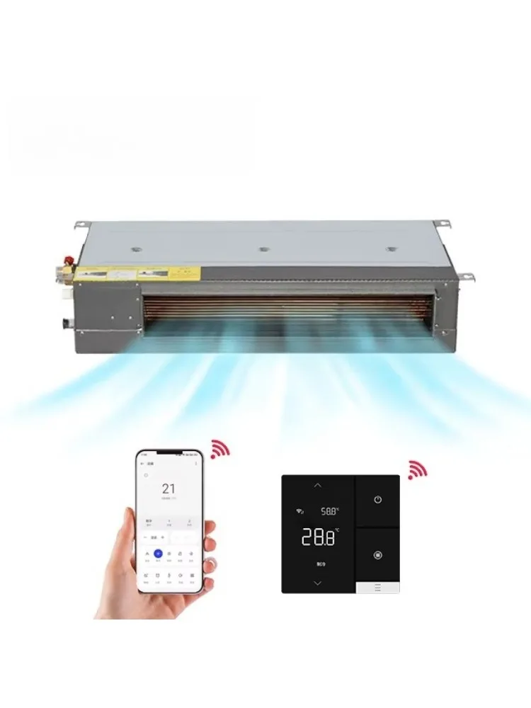 Ceiling-Mounted DC Ultra-Thin Fcu Fan Coil Unit for Large Hotels HVAC Projects with CE