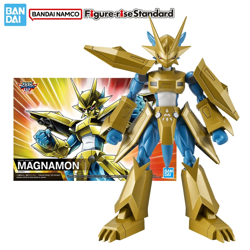 

Bandai Original Genuine Figure Digimon Model Kit Figure-rise Standard Magnamon Collection Action Figure Model Boys Toys Gifts