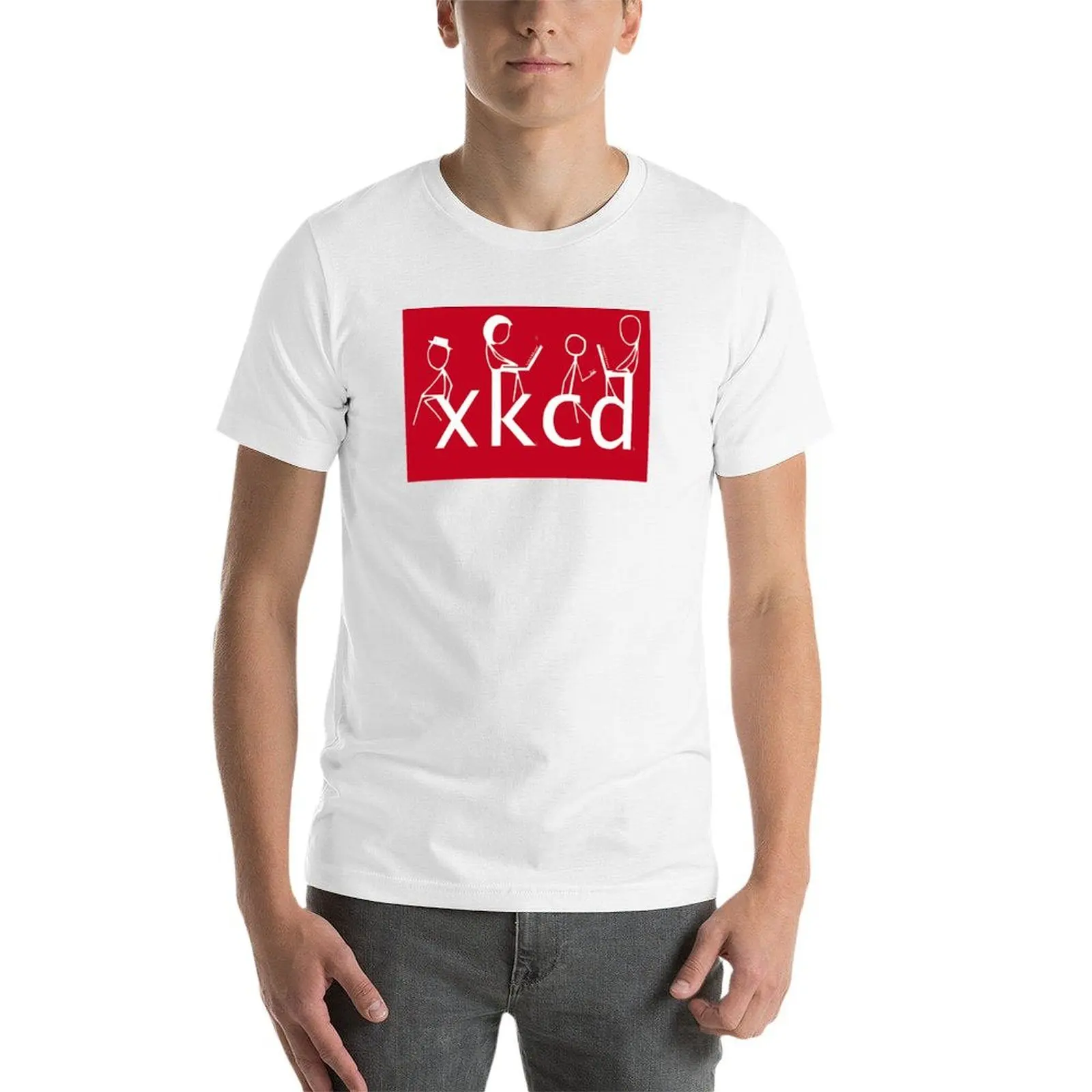 Xkcd تي شيرت رجل تي شيرت للرجال عادية تي شيرت رجل فاخر تي شيرت